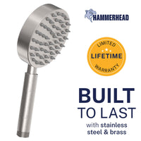Built to Last All Metal 1-Spray Handshower Brushed Nickel / 2.5 GPM Brushed Nickel / 1.75 GPM - The Shower Head Store