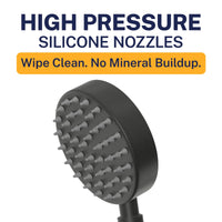 High Pressure All Metal 1-Spray Handshower Matte Black / 2.5 GPM Matte Black / 1.75 GPM - The Shower Head Store