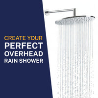 Lifestyle J-Shaped Overhead Shower Arm Chrome - The Shower Head Store