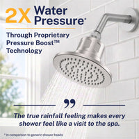 High Pressure Gillian — The METAL Filtered Shower Head Brushed Nickel / 2.5 GPM Brushed Nickel / 1.75 GPM - The Shower Head Store