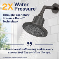 High pressure Gillian — The METAL Filtered Shower Head Oil Rubbed Bronze / 2.5 GPM Oil Rubbed Bronze / 1.75 GPM - The Shower Head Store