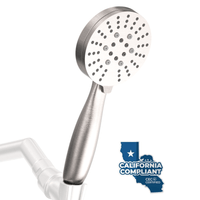 Main Image 3-Spray Low Flow Handheld Shower Head, Handshower Only Brushed Nickel / 1.75 - The Shower Head Store