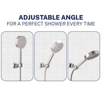 Adjustable Angle Wall Mount Holder Brushed Nickel - The Shower Head Store