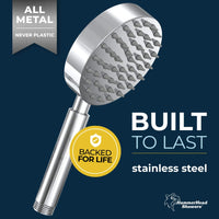 Built to Last All Metal 1-Spray Handshower Chrome / 2.5 GPM Chrome / 1.75 GPM - The Shower Head Store