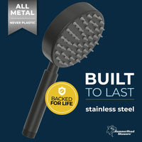 Built to Last All Metal 1-Spray Handshower Matte Black / 2.5 GPM Matte Black / 1.75 GPM - The Shower Head Store