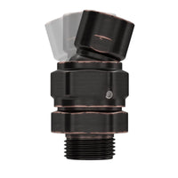 Swivel Adapter - 100% METAL Shower Head Swivel Adapter To Adjust Showerhead Angle, Oil Rubbed Bronze - The Shower Head Store