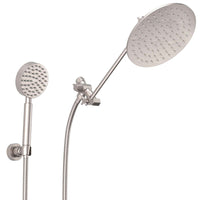 Main Image 1-Spray Dual Shower Head with Adjustable Arm and Shower Head Wall Mount Brushed Nickel / 2.5 - The Shower Head Store