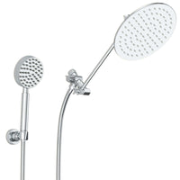 Main Image 1-Spray Dual Shower Head with Adjustable Arm and Shower Head Wall Mount Chrome / 2.5 - The Shower Head Store
