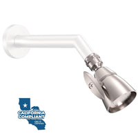 Main Image HammerHead Showers 2 Inch Metal Shower Head Competitor Comparison Brushed Nickel / 1.75 GPM - The Shower Head Store