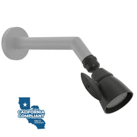 Main Image HammerHead Showers 2 Inch Metal Shower Head Competitor Comparison Matte Black / 1.75 - The Shower Head Store
