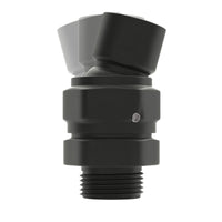 Main Image Swivel Adapter with Extended Threads for a Leak Free Seal HammerHead Showers Matte Black - The Shower Head Store
