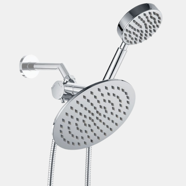 All metal Dual Shower Head Combo Chrome The Shower head Store