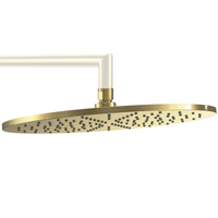 Main Image 12 Inch Rain Shower Head Brushed Gold / 2.5 - The Shower Head Store