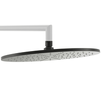 Main Image 12 Inch Rain Shower Head Matte Black / 2.5 - The Shower Head Store