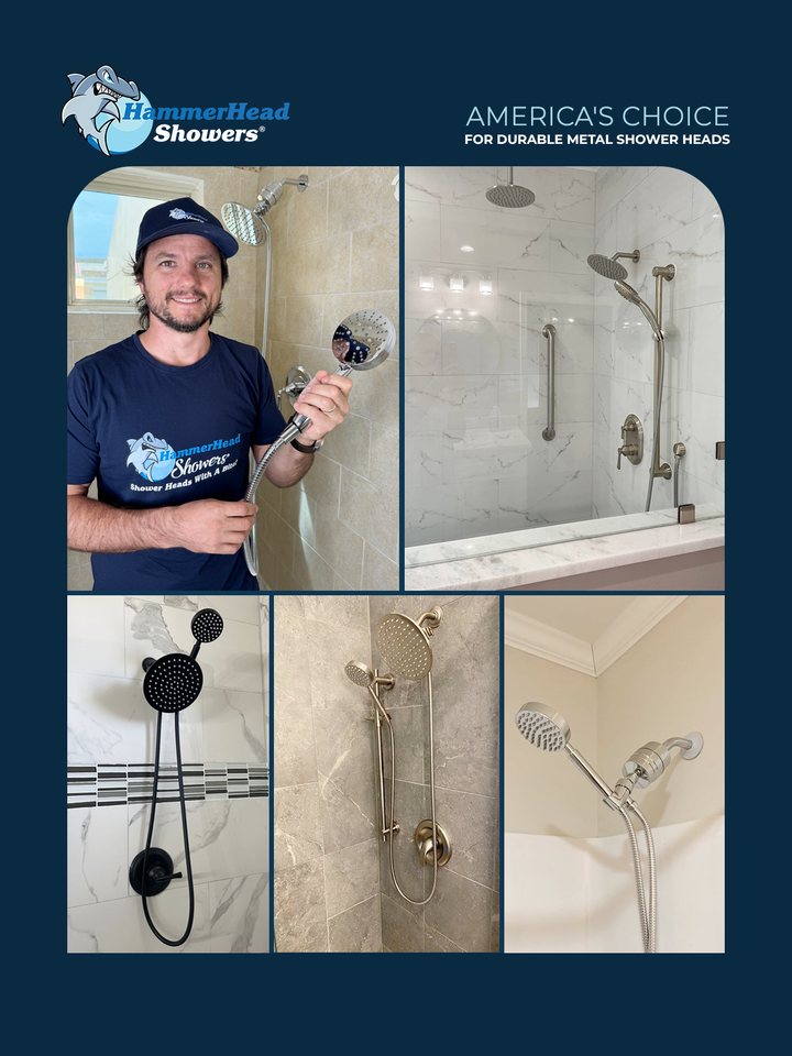 HammerHead Showers America's Choice for All Metal Shower Heads and Accessories