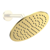 (Best) Metal 8 Inch Rain Shower Head Rainfall Showerhead Brushed Gold - The Shower Head Store