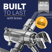 Built To Last Diverter with Holder Chrome - The Shower Head Store