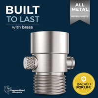 Built to Last Trickle Valve Brushed Nickel - The Shower Head Store