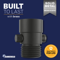 Built to Last Trickle Valve Matte Black - The Shower Head Store