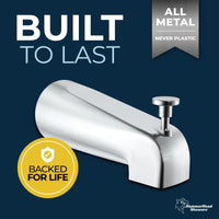 Built_To_Last_Tub_Spout Chrome - The Shower Head Store