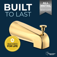 Built_To_Last_Tub_Spout Polished Brass - The Shower Head Store