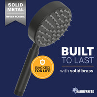 Built to Last All Metal 1-Spray Handshower Matte Black / 2.5 GPM Matte Black / 1.75 GPM - The Shower Head Store