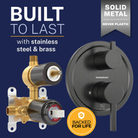 Built to Last 2-Handle Valve and Trim Oil Rubbed Bronze - The Shower Head Store