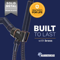 Benefit Handheld Shower Head Holder Oil Rubbed Bronze - The Shower Head Store