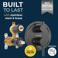 Built to Last 2-Handle Valve and Trim Oil Rubbed Bronze - The Shower Head Store