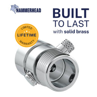 Built to Last Trickle Valve Installed to Handheld Shower Head Chrome - The Shower Head Store