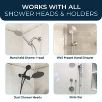 Compatibility Shower Hose Attachment for Shower Head 72 Inch Brushed Gold - The Shower Head Store
