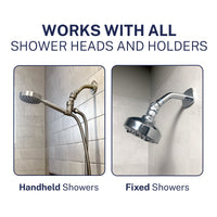 Compatibility Swivel Adapter - 100% METAL Shower Head Swivel Adapter To Adjust Showerhead Angle, Matte Black - The Shower Head Store