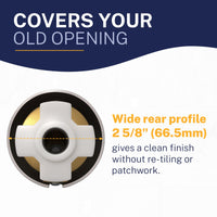 Wide rear Tub Spout Brushed Nickel - The Shower Head Store