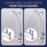Diverter 1-Handle Valve and Trim Shower System Chrome / 2.5 GPM - The Shower Head Store