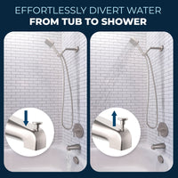 Diverter_Tub_Spout Brushed Nickel - The Shower Head Store