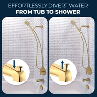 Diverter_Tub_Spout Polished Brass - The Shower Head Store