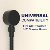 Compatibility Drop Ell Matte Black - The Shower Head Store