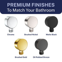 Finishes Drop Ell Chrome - The Shower Head Store