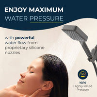Max Pressure Handheld Square Shower Head Set Oil Rubbed Bronze / 2.5 - The Shower Head