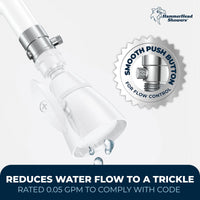 Flow Control Trickle Valve Chrome - The Shower Head Store
