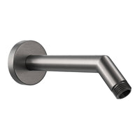 HammerHead Gray - All Metal 7 Inch Shower Arm and Flange with Set Screw | Wall Elbow Pipe and Cover Plate | Universal Replacement Part for Showerheads - The Shower Head Store