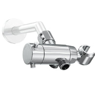 HammerHead Showers Solid Brass 3-Way Diverter With Handheld Shower Holder Chrome - The Shower Head Store