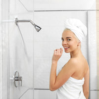 Main Image All Metal 2-Inch Shower Head Set - Complete Shower System with Valve and Trim Matte Black / 2.5 GPM Matte Black / 1.75 GPM - The Shower Head Store