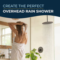 Lifestyle Straight Shower Arm Oil Rubbed Bronze / 12 Inch - The Shower Head Store