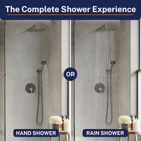 Complete Shower Experience 2-Handle Shower System with 10" Rain, Diverter & Handheld Oil Rubbed Bronze / 2.5 GPM - The Shower Head Store