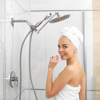 Lifestyle 3-Spray Dual with Adjustable Arm Brushed Nickel / 1.75 - The Shower Head Store