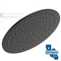 Main Image Metal 8 Inch Rain Shower Head Rainfall Showerhead Matte Black / 1.75 GPM - The Shower Head Store