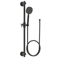 Main Image ALL Metal Shower Slide Bar with Hand Held Shower Head & Hose Matte Black / 2.5 GPM - The Shower Head Store