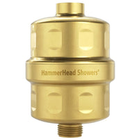 Main Image Shower Head Filter Brushed Gold - The Shower Head Store