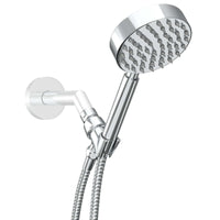 Polished Chrome All Metal Handheld Shower head Set Chrome / 2.5 - 2.5 GPM - The Shower Head Store